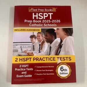 HSPT Prep Book 2025-2026 Catholic Schools: 2 HSPT Practice Tests and Exam Guide